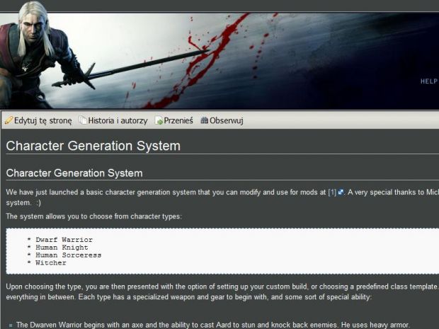Character Generation System - ADV File