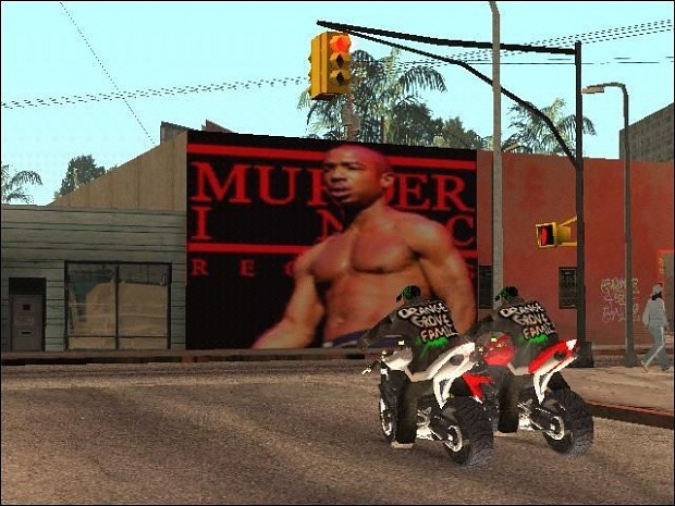 Ja Rule Murder Inc. Records Wall Mod