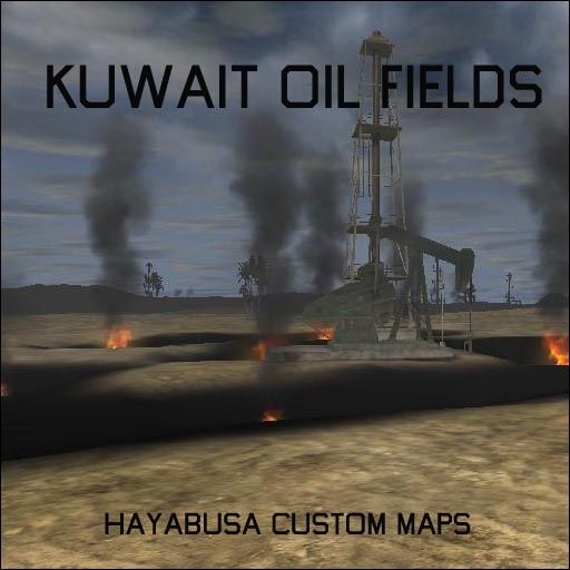 Mercenaries Map - Kuwait Oil Fields