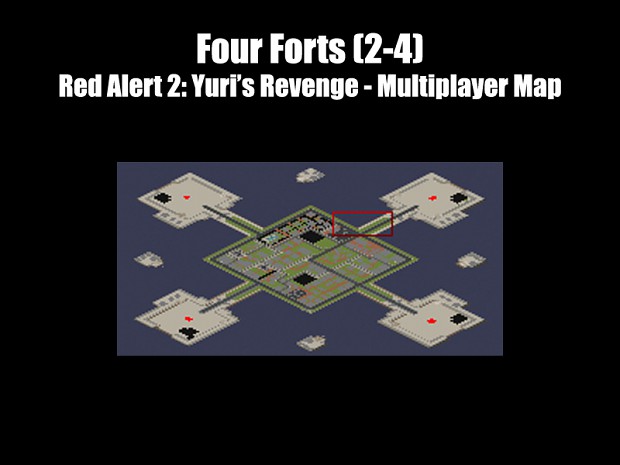 C&C RA2:YR - Four Forts Map