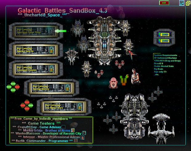 Galactic Battles Sandbox 4.3 - Uncharted Space
