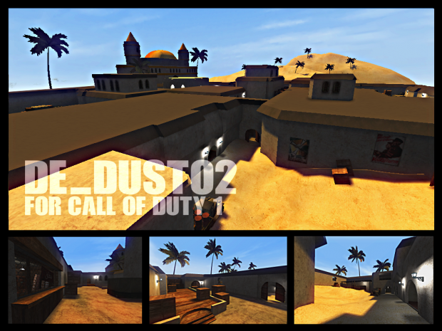 DE_DUST02 map for Call of Duty 1