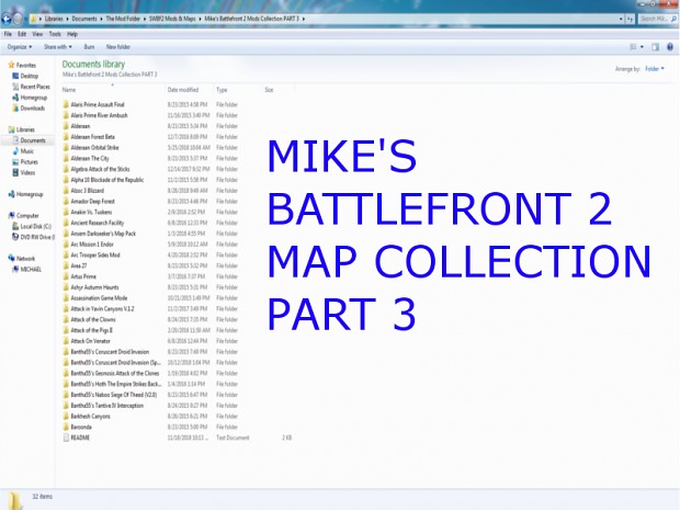 Mike's Battlefront 2 Mods & Maps Collection #3