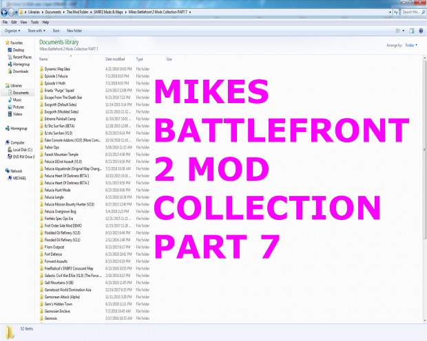 Mikes Battlefront 2 Mods & Maps Collection #7
