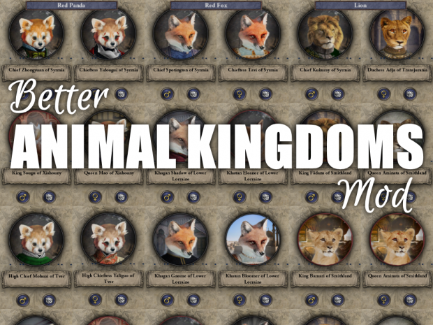 Better Animal Kingdoms Mod 1.0