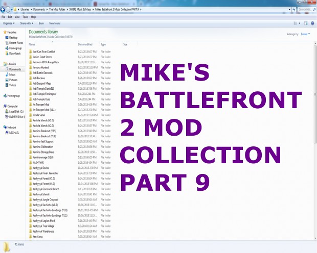Mikes Battlefront 2 Mods & Maps Collection #9