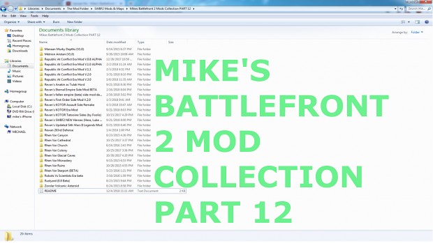 Mikes Battlefront 2 Mods & Maps Collection #12
