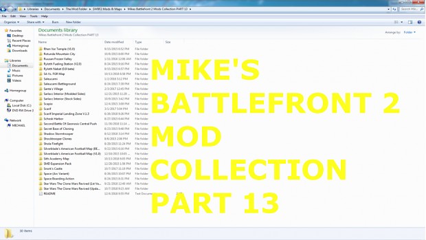 Mikes Battlefront 2 Mods & Maps Collection #13