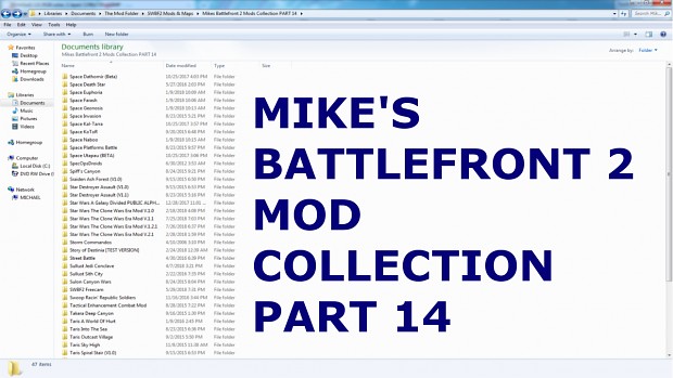 Mikes Battlefront 2 Mods & Maps Collection #14