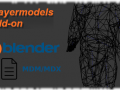 Playermodels support for the 3D modeling software Blender