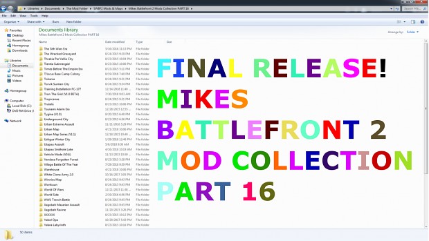 Mikes Battlefront 2 Mods & Maps Collection #16 FINAL