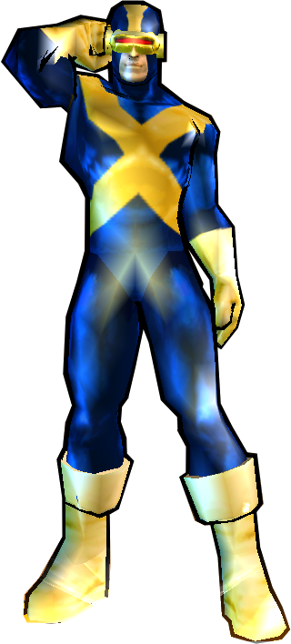 Cyclops' Yellow X-Factor Outfit - PS2 Skin
