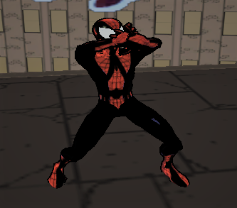 Ultimate Spider Mans Half Transformed Symbiote Suit File