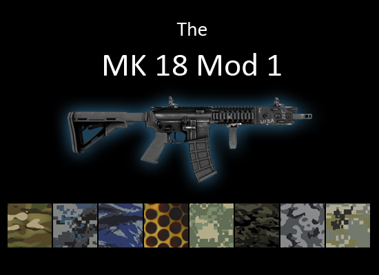 MK18 assault rifle + laser for multiplayer servers