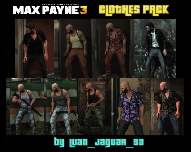 Max Payne 3 Clothes Pack by LuanJaguar93