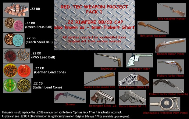 Red-Tec Weapon Sprites (.22 BB)