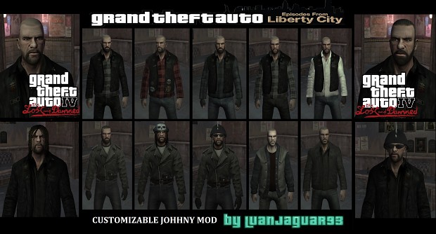 GTA TLAD Customizable Johnny mod by LuanJaguar93