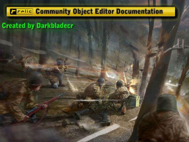 Community Object Editor Documentation