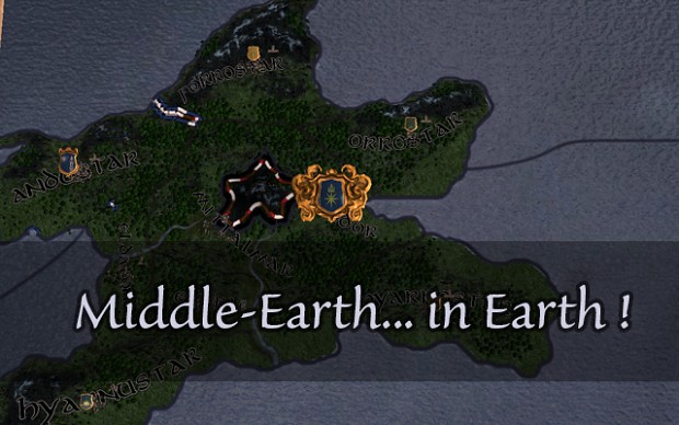 Middle Earth in Earth 0.3.1