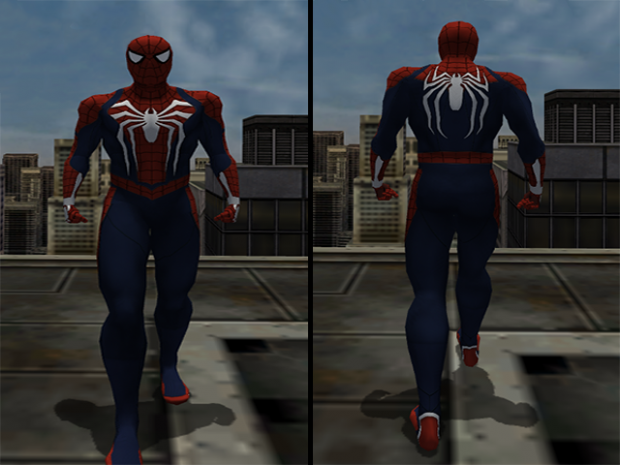 SpiderMan The Movie PS4 skin