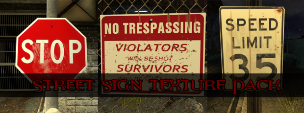 Street Sign Texture Pack