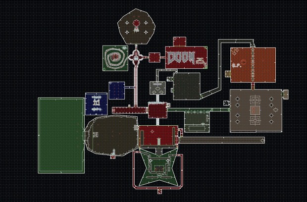 Doom 25th Anniversary Map for Doom II