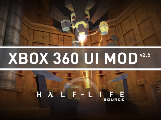 Xbox 360 UI Mod v2.5 for Half-Life: Source