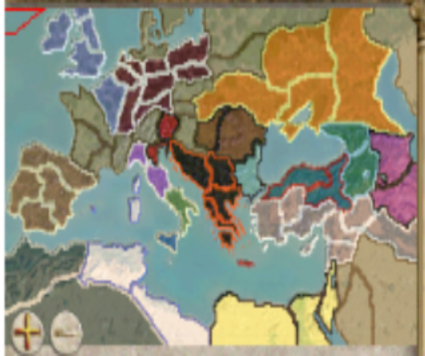BI map for Rome Total War