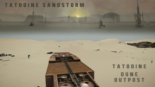 Tatooine Themed DLC : Tatooine Dune Outpost + Tatooine Sandstorm Beta