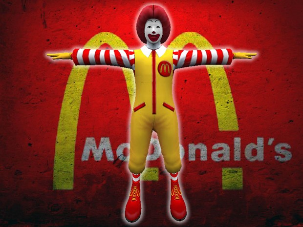 Ronald McDonald Skin for CS 1.6