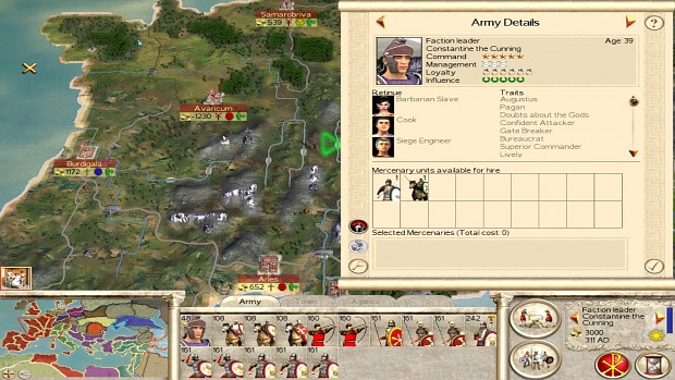 311 AD Tetrarchy Civil War - Campaign and Battles