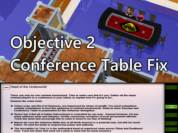 Objective 2 Conference Table Fix