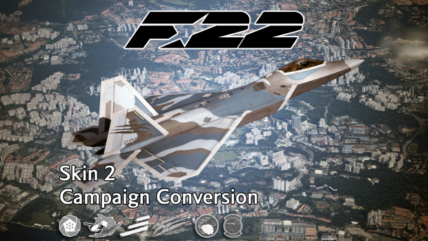 F-22A Campaign Conversion - Skin 2 Low Vis