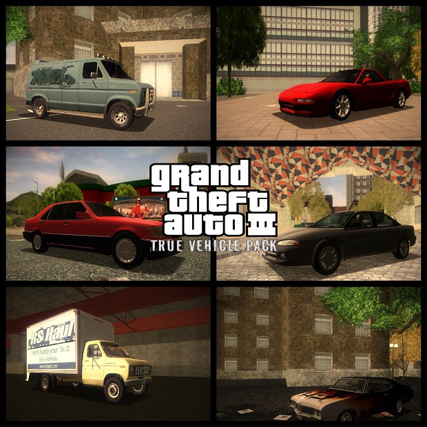 GTA 3 True Vehicle Pack
