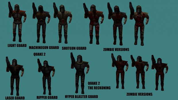Half-Life Residual Point - Quake 2 & The Reckoning Strogg Guards