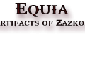 Equia Artifacts of Zazkor