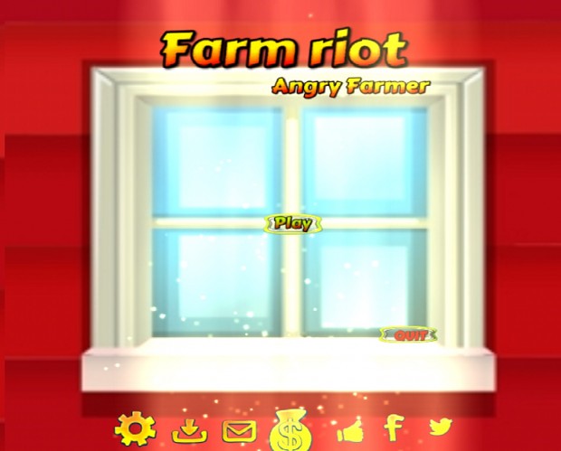 Farm riot angry farmer