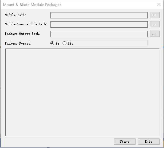 Mount Blade Module Packager