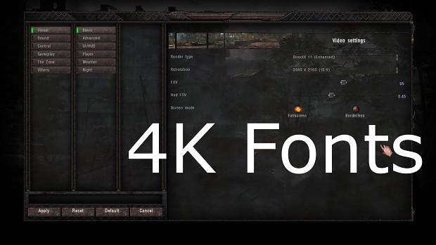Anomaly Fonts for 4K+ Resolutions
