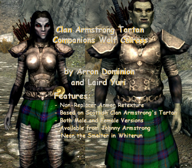 Clan Armstrong Tartan Companions Wolf Cuirass Special Edition