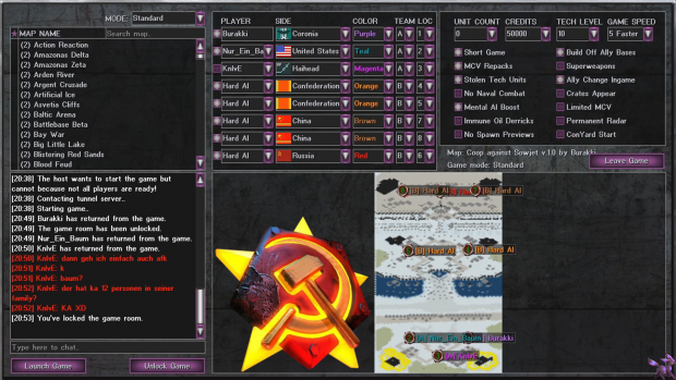 Coop against Sowjet v.1.0 Red Alert 2 Mental Omega Map