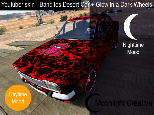 TrackMania 2 Skin - Bandites Desert Car + Rally Engine + GiaD Wheels