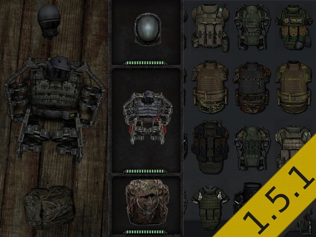Separated Helmets Outfits Backpacks 1.1.4