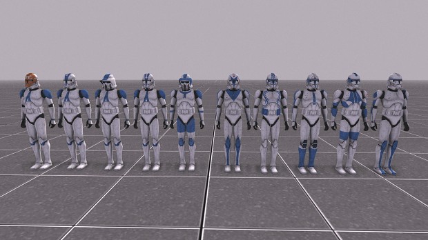 Clone wars CGI troopers