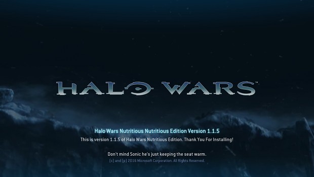 Halo Wars Nutritious Edition 1.1.5