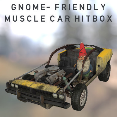 Gnome Friendly Muscle Car Hitbox