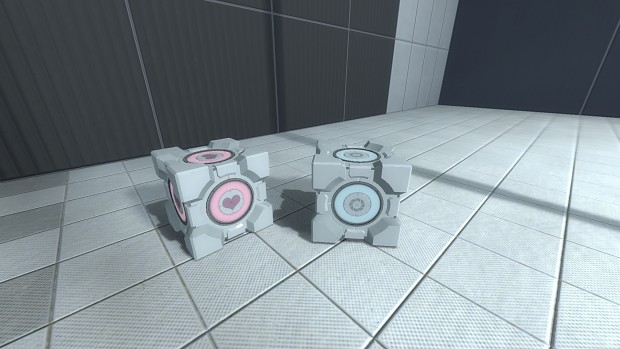 Portal 2 beta cubes