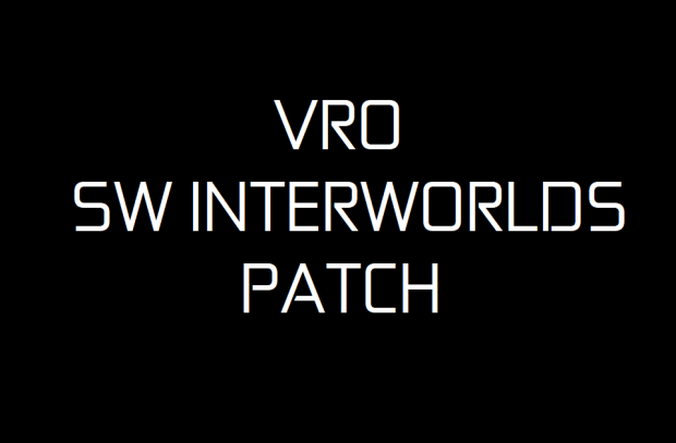 VRO - SW Interworlds patch 1.3