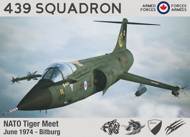 F-104 - CAF 439 Squadron (Tiger Meet 1974)