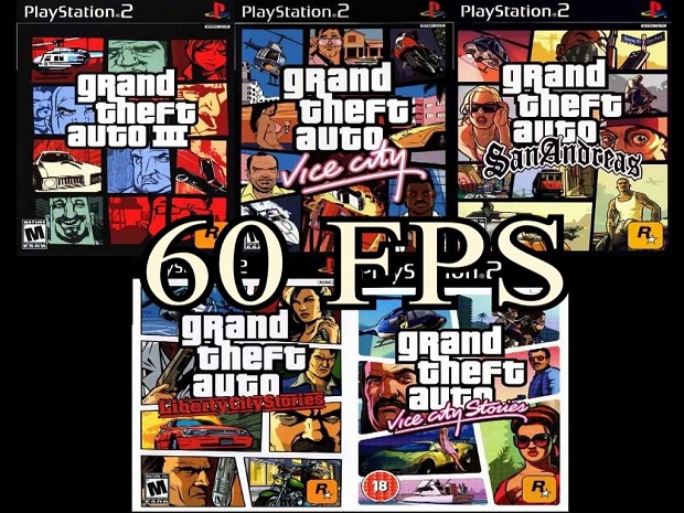 All GTA PS2 Versions in (60 FPS)